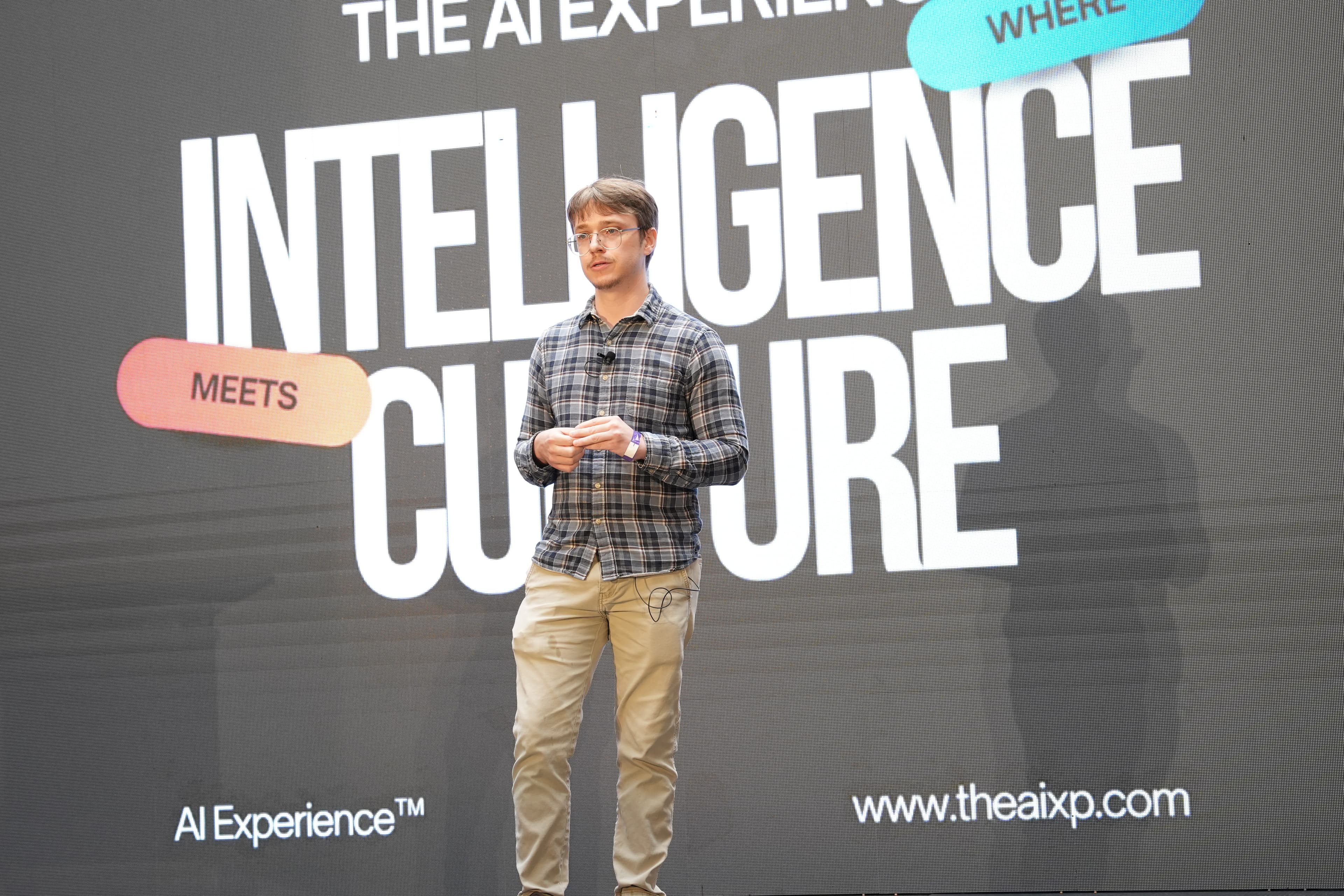 Ian McDonald speaking at AIXP Houston 2026